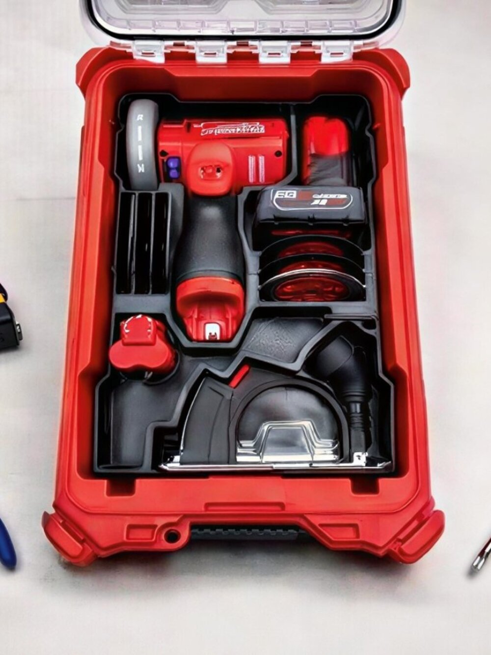 M12 Fuel 3" Compact Cut Off Tool Organizer for Milwaukee Packout 48-22-8435